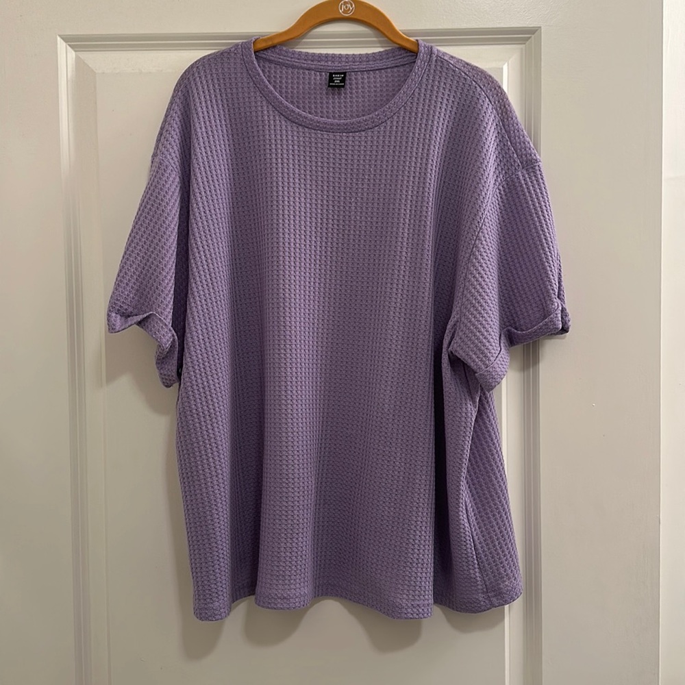 Shein 2XL oversized lavender colored shirt